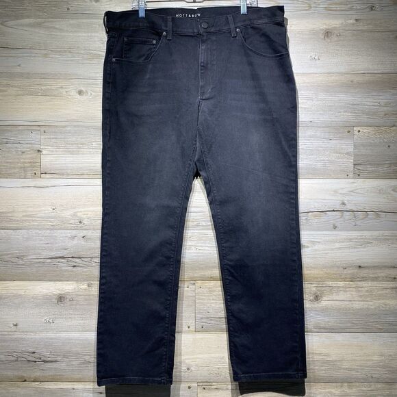 Mott & Bow Stone Slim Jeans Medium/Dark Gray Men’s 38x30 Stretch Capsule Modern - Picture 3 of 9